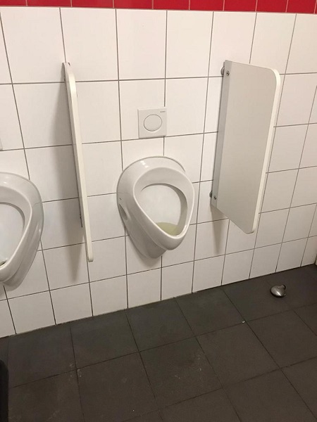  verstopt urinoir Rijnsburg